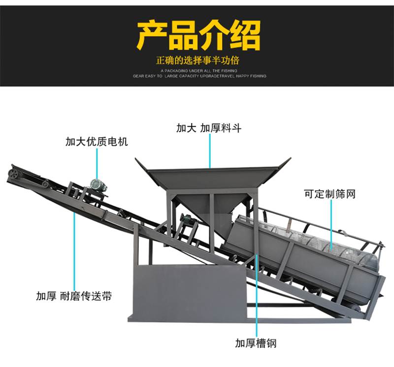 临沂无轴滚筒筛砂机价格|筛沙机设备制作图